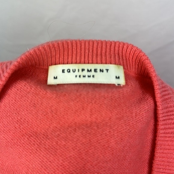 Equipment sloane cashmere crewneck‎ sweater size medium - Picture 8 of 9